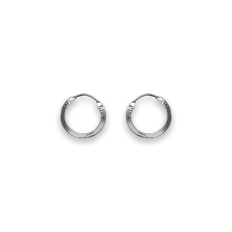 Silver Hoops 15 mm - | Fashiongirl