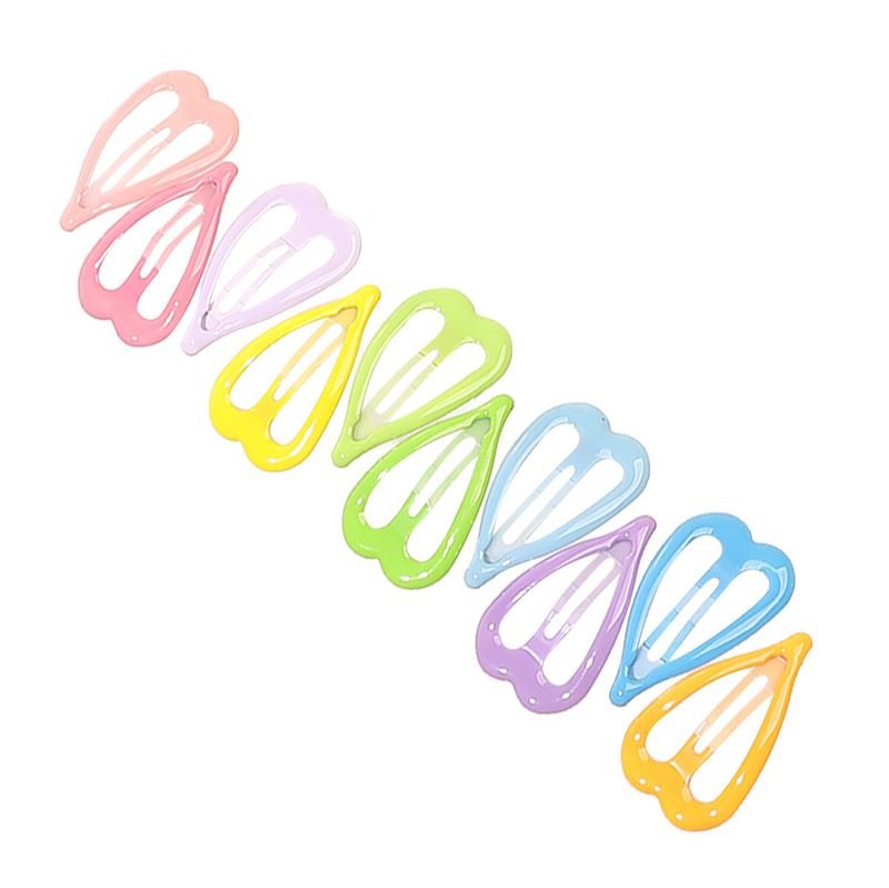 SOHO Maia Hair clips - Heart - 10 pcs - | Fashiongirl