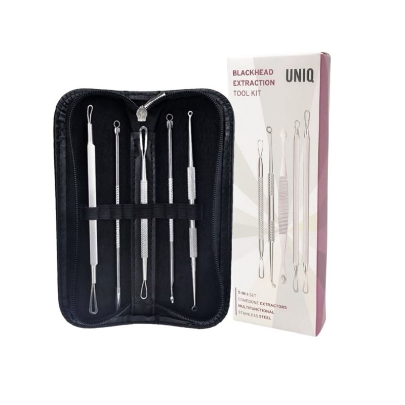 UNIQ Complete Blackhead Remover Kit with Comedon Spear - | Fashiongirl
