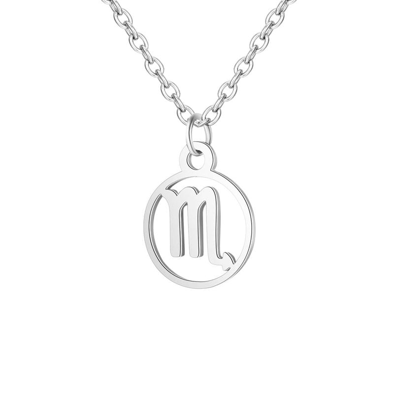 Zodiac Necklace: Scorpio - Zodiac, Silver - | Fashiongirl